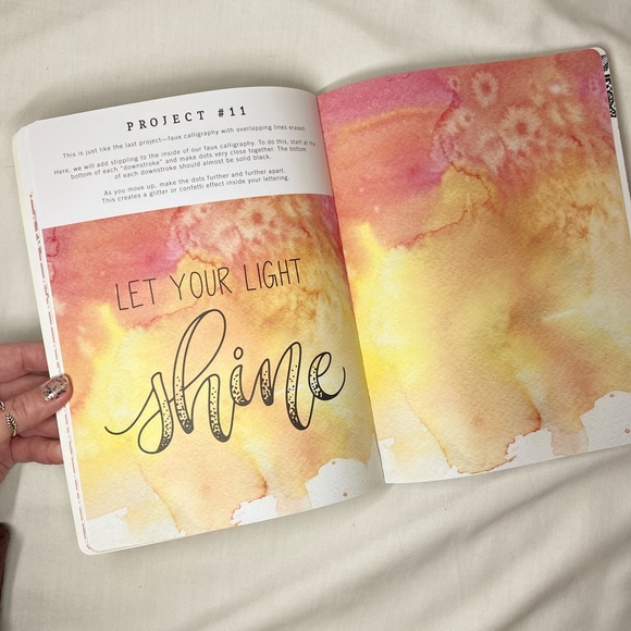 Calligraphy Made Easy: Project Book by Ashley Gardner Paperback Workbook NWOT - Picture 5 of 6